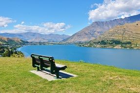 deliciously beautiful bench lake