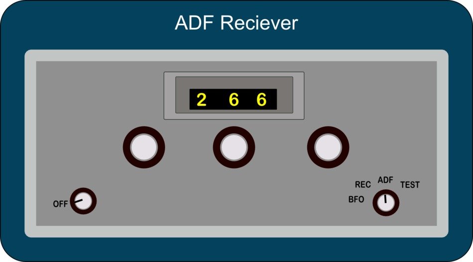 radio tuner adf reciever 266 drawing