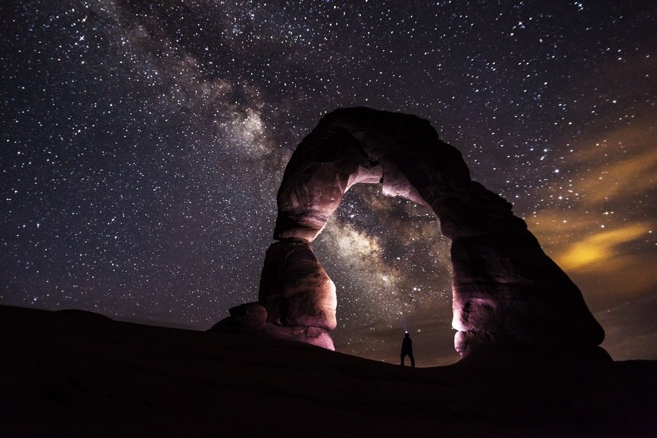 arch night stars