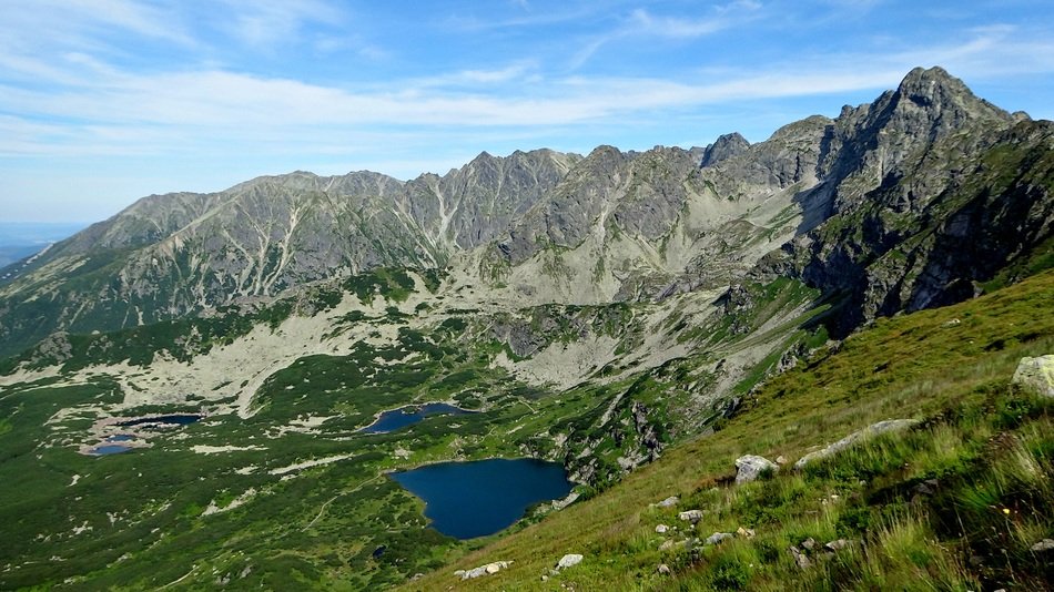 Landscape of the mountains in Poland