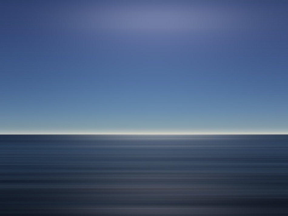 calm ocean blue