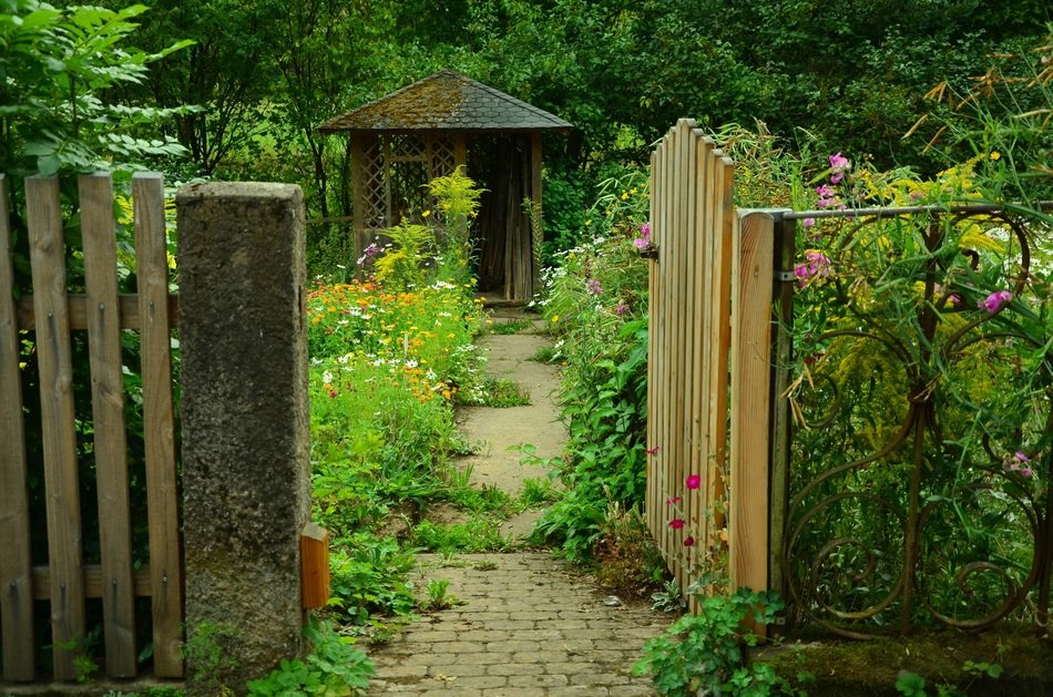 garden gate in the country