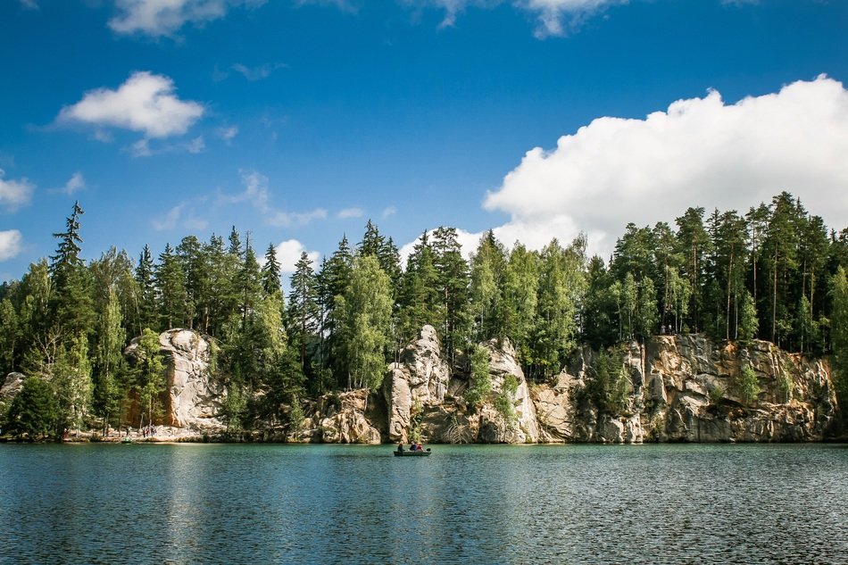 Adršpach-Teplice rocks in the Czech Republic