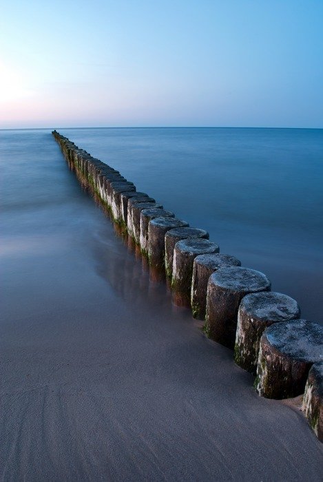 groynes in the Baltic Sea