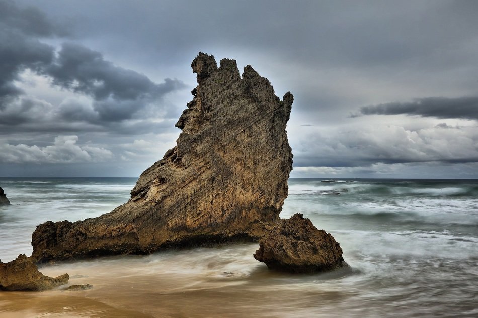 rock formation in the South Africa, kenton-on-sea