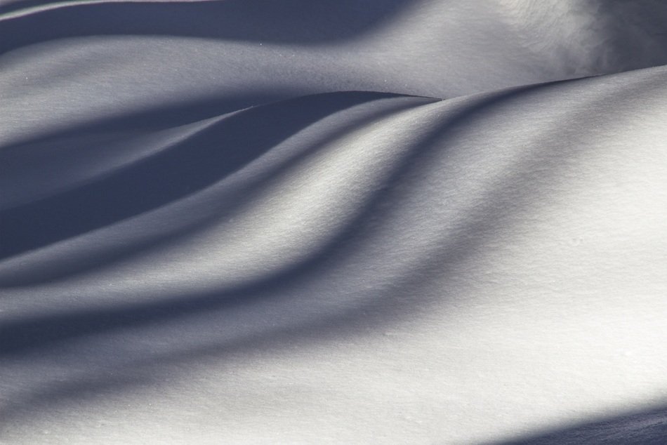 Powder snow in the New Zealand