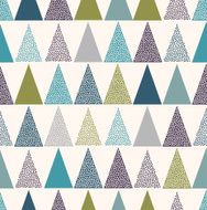 seamless triangle dots pattern