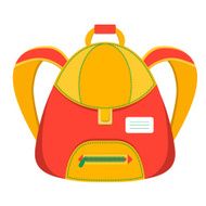 schoolbag vector icon backpack