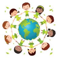 Global kids for green environment