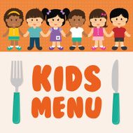 Kids menu design N5