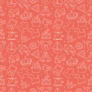 toy line icon pattern set N2