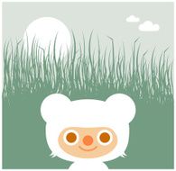 Twilight in the mangroves (vector)