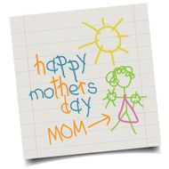 Hand-drawn Mother&#039;s Day card