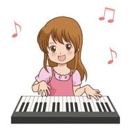 girl piano