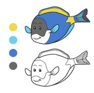 Coloring book (fish)