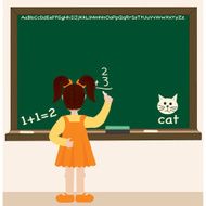 Girl At School