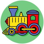 toy train engine icon