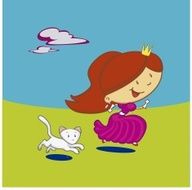 Princess And Her Cat