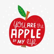 An apple illustration