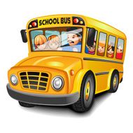 School bus with children