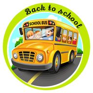 School bus with children N2