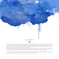 Vector watercolor template N19