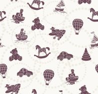 Seamless baby background N13