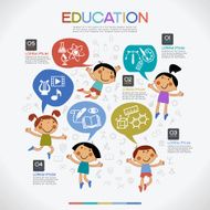 Infographics education background