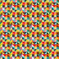 Seamless triangle colorful pattern