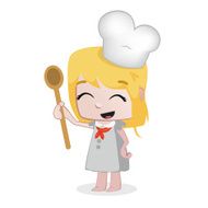 Little Girls - Professions Chef