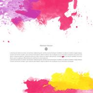 Vector watercolor template N20