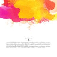 Vector watercolor template N25