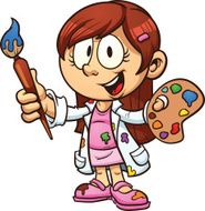 Painter girl