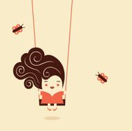 Girl on the swing
