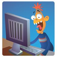 Excited On Computer