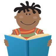 Boy Reading Big Book