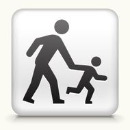 Square Button with Parent &amp; Child