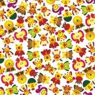 texture with animals