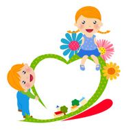 Children and frame N3
