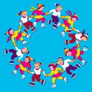Ring of Ice Skaters