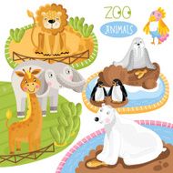 Set of vector animals N2
