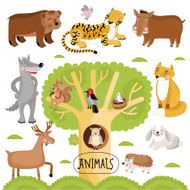 Animals vector set