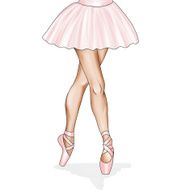 ballet dancer- on pointe shoes