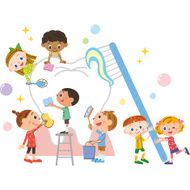 child and toothbrushing