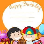 Happy Birthday sign children toys