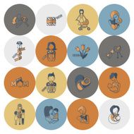Happy Mothers Day Icons N13