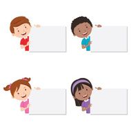 Children with board