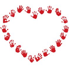 Handprint Heart N2