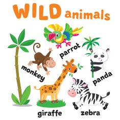 Set of funny animals