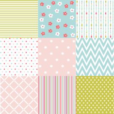 Set of seamless geometric patterns N2